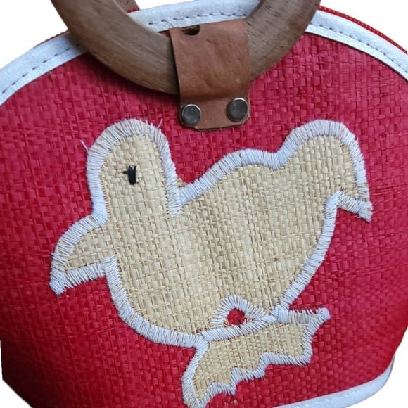 RED Purse | Red Handbag | Red Mini Bag - Picture 4 of 4